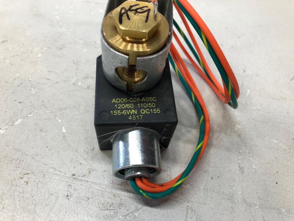 Parker 3-Way 1/8" NPT Brass Solenoid Valve 02F30C1103AAF4C05